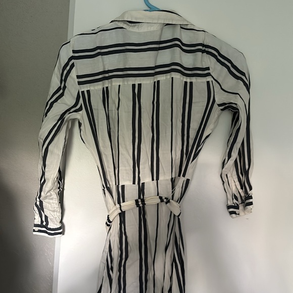 Zara MIDI striped dress - Picture 4 of 4